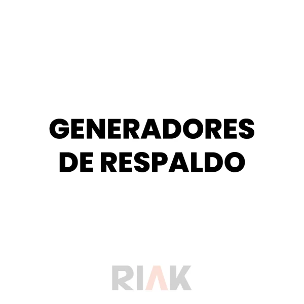 Generadores de respaldo