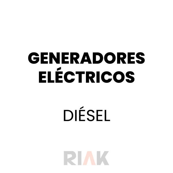 Generadores eléctricos diésel