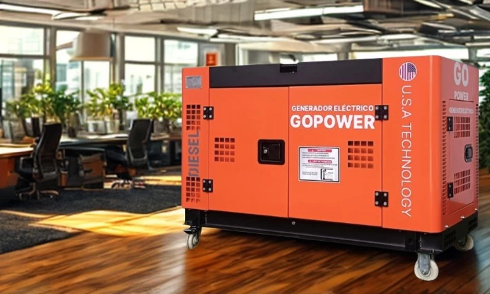 ¿Cuántos litros de diésel consume un generador eléctrico?