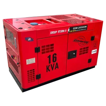 Generador de 15 kvA monofásico trifásico uso continuo