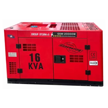 Generador de 15 kvA monofásico trifásico uso continuo